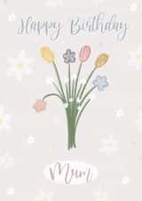 Happy Birthday Mum! created by Scribble + Print Co