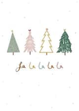 Fa la la la la - Cute Christmas Trees created by Scribble + Print Co
