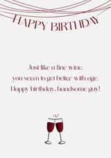 Classic birthday Card For Significant Other–you taste like something I like created by omar elmoudden