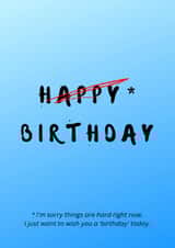 Heartfelt Birthday Card For Him or Her –&nbsp;It's Okay To Be Blue created by Nadia Mendoza