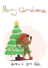 cute funny christmas card created by David Anson Creatives