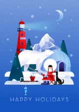 Cute Holidays card created by Tanya Korniichuk