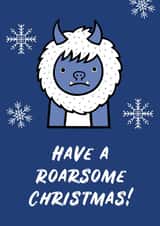 Yeti Christmas Card created by Roarsome