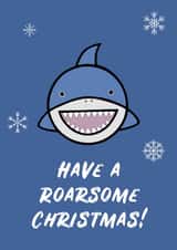 Reef the Shark Christmas Card created by Roarsome