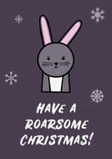 Hop the Bunny Christmas Card created by Roarsome