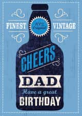 Birthday-classic-Dad-Cheers Dad-beer bottle created by 0nly Me!