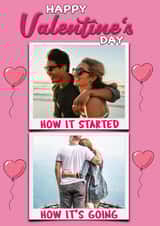 Personalised Valentines Day Photo Card created by ShortRound888 - love polaroid Valentines Day Personalised Photo Card 13118