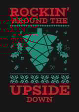 Funny Stranger Things Christmas Card created by Kirsty Halliwell