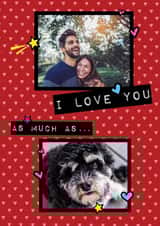 Personalised Anniversary Photo Card created by Kerrylovescards - Valentine's Day - Photo Card