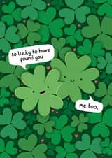 Cute Valentine's Day Card For Significant Other - Lucky - Clovers created by Fliss Muir