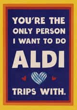 Cute Valentine’s Day Card for your partner- Aldi’s special trips. created by Kasia Cards