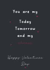 Romantic valentines card - Heartfelt - My Always created by LynseyLovez