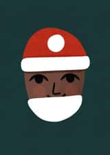 Cute Black Father Christmas - Santa created by BYBAMBY