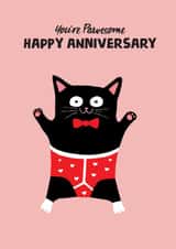 YOU'RE PAWESOME – HAPPY ANNIVERSARY created by TACHE