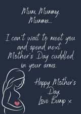 Mothers Day card from Bump - Pregnancy Card created by Beth