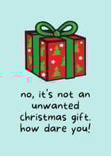 Funny January February Birthday Card - Christmas Unwanted Gift created by Matt Lewis