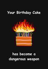 Your Birthday Cake has become a dangerous weapon! created by Nerios
