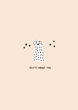 Cute Anniversary/Valentine’s Day card for your loved one - Dotty About You created by Casey's Designs