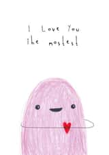 Cute love card to give to your main squeeze created by Paintpotface