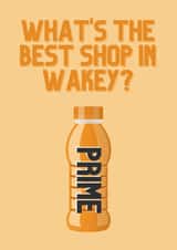 Card for the Wakey Wines lover created by Kinda Rude Cards