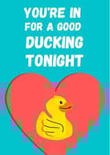 We all misspell - naughty valentines card - funny valentines card - duck card created by Rob Reid