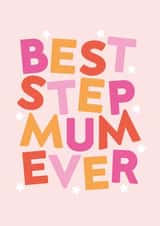 Cute Birthday/Mother's Day Card - Best Stepmum Ever created by Seabird Studio