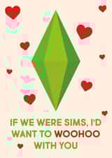 Funny Sims WooHoo Card For Them - Valentines or Anniversary created by Paris Henton