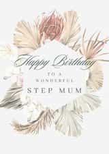 Pretty, classic, cute Birthday card for your wonderful Step Mum. created by Lauren Rees