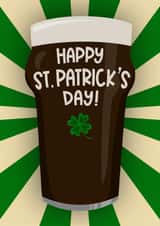 Happy St. Patrick’s Day Celebration Guinness Card created by Running with Scissors