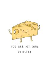 Cute cheese card for your best friend created by Elena Smith