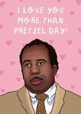 Stanley Hudson - The Office Valentine’s Day Card created by Swish & Scribble