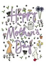Happy Mother's Day to a wonderful mum - you've helped me to grow created by Kty.Illustrates