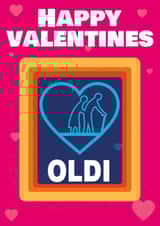 Funny Valentine's day card - Oldi - Aldi created by Heeby Jeeby's