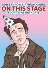 Menthols On This Stage Parody Card - Funny Birthday Card - Matt Healy - The 1975 created by LoveFromCo