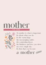 Mother The Verb Mother's Day Card created by Poppy Lane