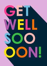 Cheery and bright Get Well Soon Card for your loved ones created by PengellyArt