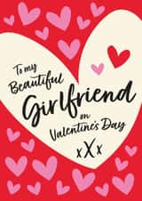 Cute Valentine's Day Card - Girlfriend created by frances Wilson