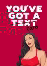 Funny Birthday Card - love island - Maya Jama created by Filthy Sentiments