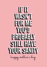 Funny Mother's Day Card - Happy Mother's Day created by Elise Williams