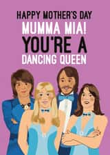 Mumma Mia Abba Mother's Day - Funny Dancing Queen created by Quitting Hollywood