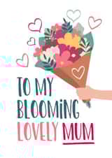 Cute birthday or Mother's Day card created by Superlush Cards