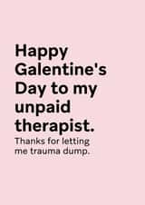 Funny Valentine's Card for Friends - Happy Galentine's Day created by Thursday