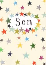 Cute Birthday Card - Son - Star created by Love Lucy Illustration