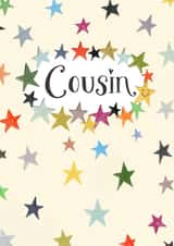 Cute Birthday Card - Star - Cousin created by Love Lucy Illustration