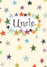 Cute Birthday Card - Star - Uncle created by Love Lucy Illustration