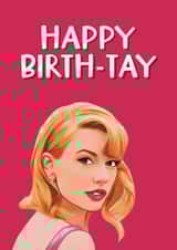 Trending Birthday Card - Glam - Taylor Swift created by Giddy Kipper