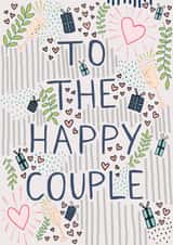 To the happy couple - wedding card for marriage created by Kayleigh Rose Prints