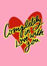 Fun valentines card for the love of your life created by Emma Mattinson Design Studio