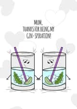 Mum's a Ginspiration! created by Charlotte Eales