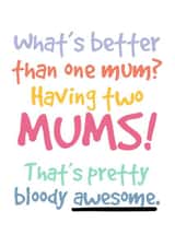 Mum - Two mum´s - stepmum created by Little Prints Fred Designs
